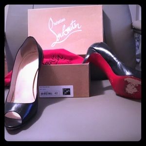 Christian Louboutin Peep Toe Pumps